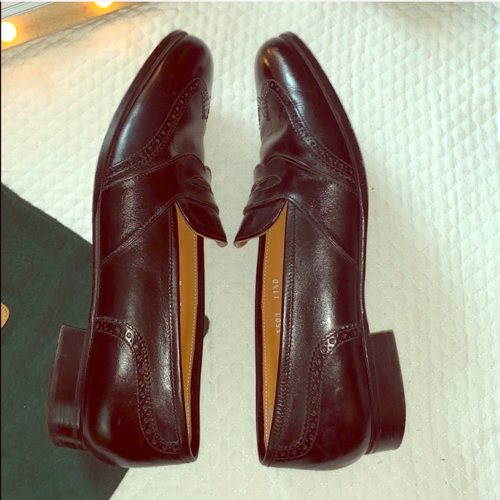 SOLD Rare POLO Ralph Lauren Mens Slip On Loafers - Picture 4 of 6